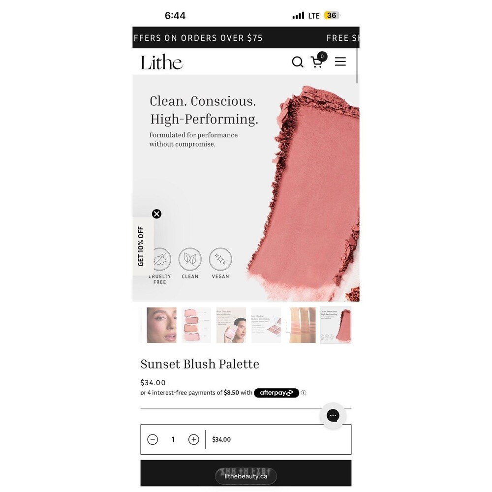 Lithe Blush Pallete - Picture 6 of 6